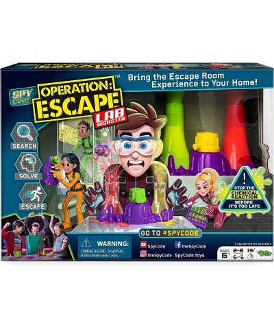 Moose Racing Spy Code Operation Escape Lab Including 3 Challenges to Stop The Chemical Reaction Multi (91010) $68.88 Board Games