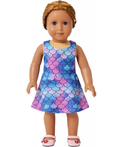 Jxstar Matching Girls & Doll Flower Dresses Sleeveless Summer 18" Dolls Clothes $47.55 Doll Accessories