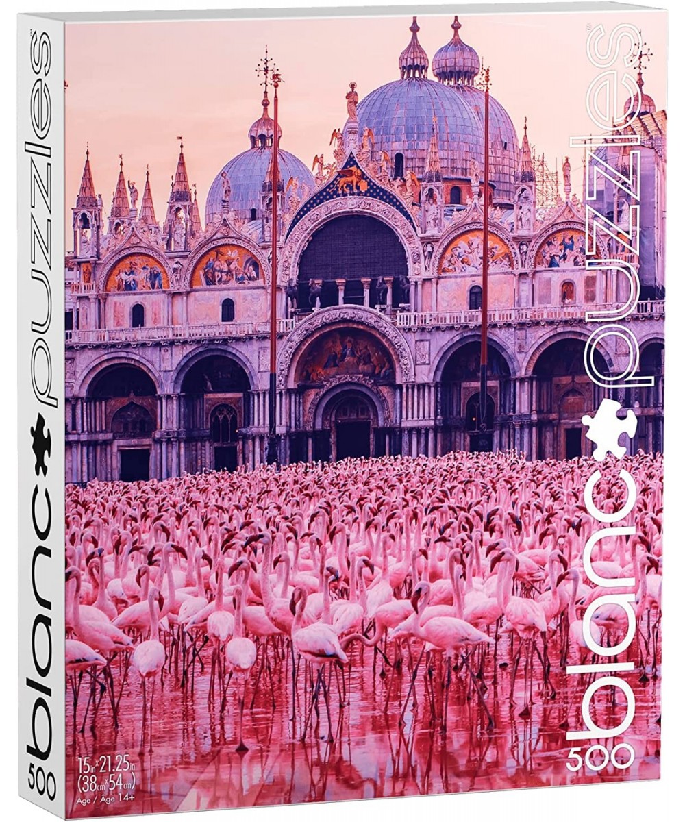 Buffalo Games - - Pink Flamingo Palace - 500 Piece Jigsaw Puzzle $22.00 Jigsaw Puzzles