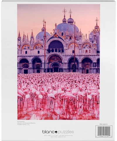 Buffalo Games - - Pink Flamingo Palace - 500 Piece Jigsaw Puzzle $22.00 Jigsaw Puzzles