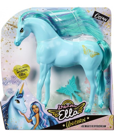 MGA's Dream Ella Unicorn - Ocean | Teal Unicorn for Fashion Dolls Blue $22.96 Dolls