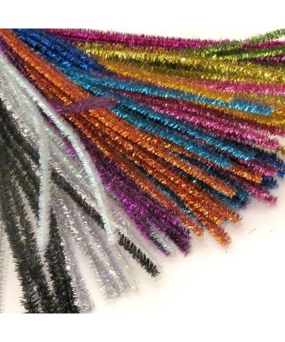 Chenille Sparkly Stems Pipe Cleaner 20-in (50-cm) 10-pc Mixed Pack $16.06 Craft Pipe Cleaners