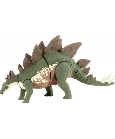 Jurassic World Camp Cretaceous Mega Destroyers Stegosaurus Dinosaur Action Figure Toy Gift with Movable Joints Attack and Bre...