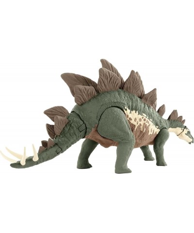 Jurassic World Camp Cretaceous Mega Destroyers Stegosaurus Dinosaur Action Figure Toy Gift with Movable Joints Attack and Bre...