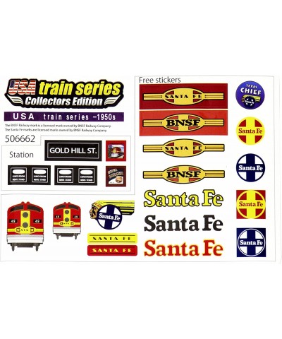 1950 Santa Fe Super Chief F7 EMD Battery Operated Train Set $93.99 Toy Vehicle Playsets