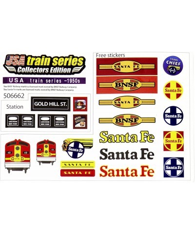 1950 Santa Fe Super Chief F7 EMD Battery Operated Train Set $93.99 Toy Vehicle Playsets