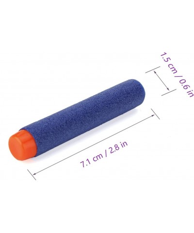 Nerf Compatible 100 Pcs 7.2cm Darts Soft Foam Bullets Kid Toy Gun Refill Pack Blue $16.71 Toy Foam Blasters & Guns