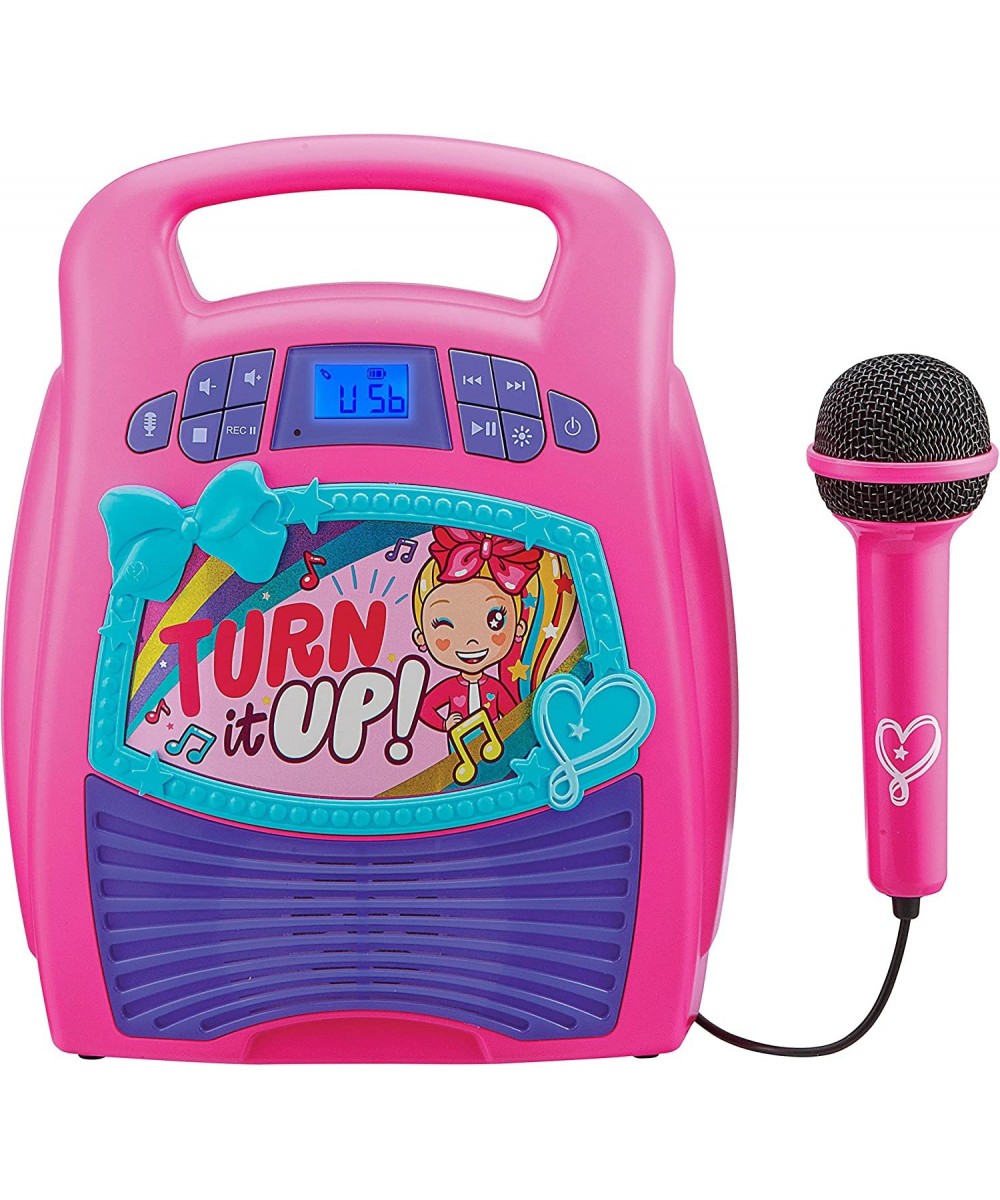 JoJo Siwa Bluetooth Karaoke Machine Portable Bluetooth Party Speaker with Microphone for Kids Speaker with USB Port to Play M...