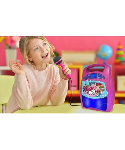 JoJo Siwa Bluetooth Karaoke Machine Portable Bluetooth Party Speaker with Microphone for Kids Speaker with USB Port to Play M...