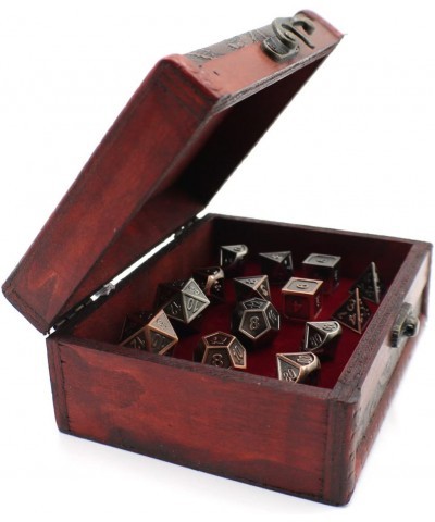 Two Metal Dice Role Playing Sets with Storage Chest for Tabletop Games $94.43 Game Accessories