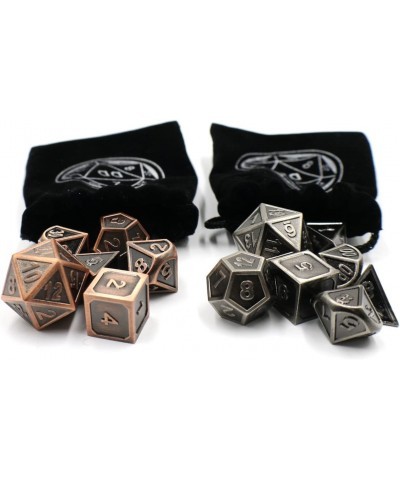 Two Metal Dice Role Playing Sets with Storage Chest for Tabletop Games $94.43 Game Accessories