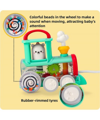 Baby Pull Toy 6 to 12 Months Toddler Pull Along Toy Train for Boys Birthday Gift Toys $23.92 Early Development & Activity Toys