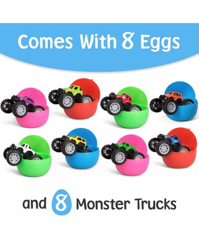 Jumbo Easter Eggs Filled with DIY Plastic Kids Monster Truck Toys | Easter Party Favor and Supplies | Great Birthday Toy Car ...