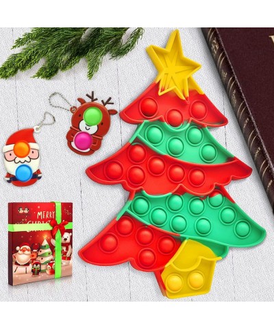 Big Pop Fidget Toys Christmas Pop Fidget Toy Pack Pop Bubble Christmas Tree Toys Pack for Kids and Adults Christmas Party Fav...