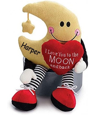 Personalized Valentine's Day I Love You to The Moon and Back Plush Stuffed Animal Toy for Boys or Girls Valentine Gift $44.25...