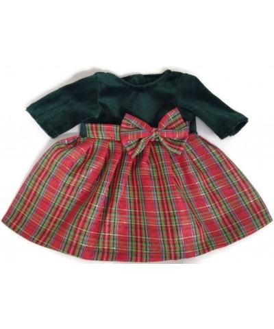 Plaid Holiday Dress & Matching Headband Doll Clothes for 15 inch Dolls $26.68 Dolls