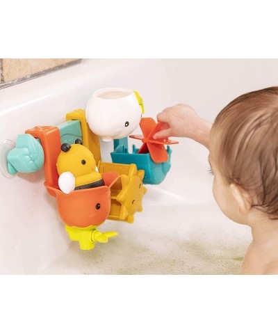 – Baby Bath Toy Bar – Spin N Sort Spout – 6 Removable Pieces and 2 Suction Cups – Stackable Sortable Spinnable Bath Toys for ...