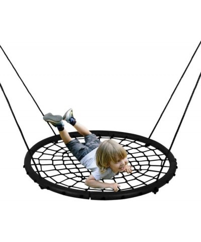 40''Round Rope Swing Nest Web Hanging Swing Seat Sets Heavy Duty for Garden Backyard Outdoor for Kids Children Adult $81.24 P...