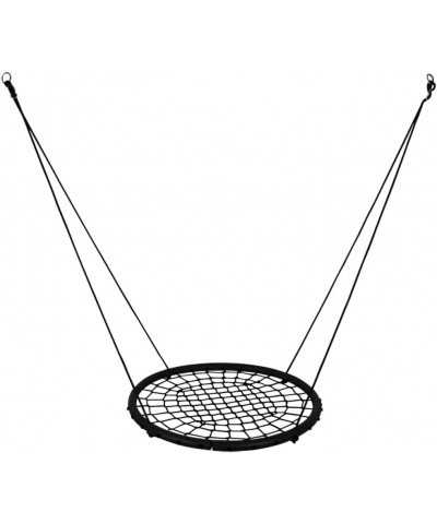 40''Round Rope Swing Nest Web Hanging Swing Seat Sets Heavy Duty for Garden Backyard Outdoor for Kids Children Adult $81.24 P...