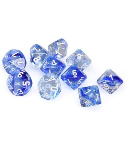 Nebula Dark Blue/White D10 Dice Set (10) $29.78 Game Accessories