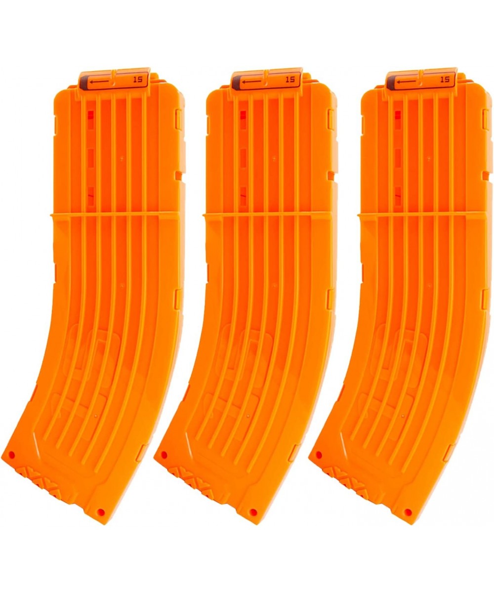 15 Darts Banana Curved Clips Soft Bullet Quick Reload Clips Compatible for Nerf Elite Magazine Toy Gun (Orange Pack of 3) $29...