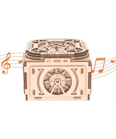 Puzzle Boxes with Hidden Compartments 3D Wooden Puzzle Music Box with Hidden Compartments Jewelry Box Mechanical Model Kits D...