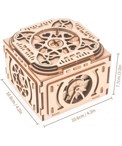 Puzzle Boxes with Hidden Compartments 3D Wooden Puzzle Music Box with Hidden Compartments Jewelry Box Mechanical Model Kits D...