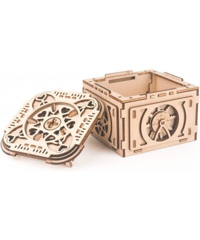 Puzzle Boxes with Hidden Compartments 3D Wooden Puzzle Music Box with Hidden Compartments Jewelry Box Mechanical Model Kits D...