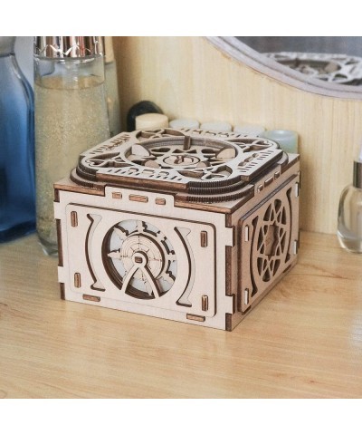 Puzzle Boxes with Hidden Compartments 3D Wooden Puzzle Music Box with Hidden Compartments Jewelry Box Mechanical Model Kits D...