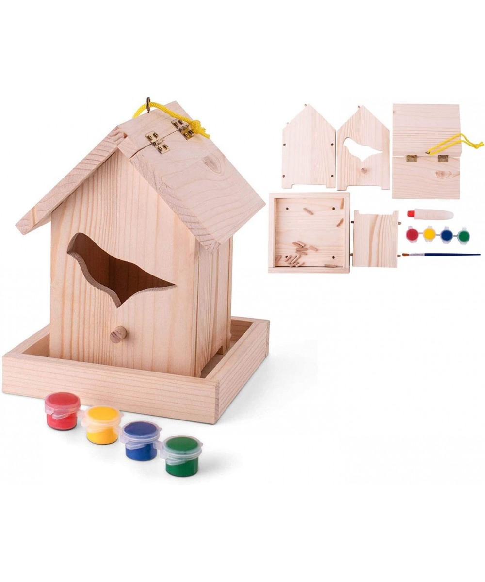 Birdhouse Kit for Adults Children to Build Bird House Kits Kids Paint Houses Wooden Birdhouses DIY Paintable Craft $50.65 Cra...