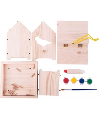 Birdhouse Kit for Adults Children to Build Bird House Kits Kids Paint Houses Wooden Birdhouses DIY Paintable Craft $50.65 Cra...