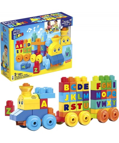 Bloks First Builders ABC Musical Train with Big Building Blocks Building Toys for Toddlers (50 Pieces) $26.61 Early Developme...