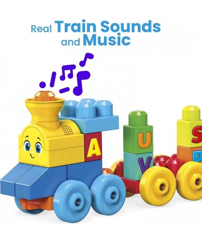 Bloks First Builders ABC Musical Train with Big Building Blocks Building Toys for Toddlers (50 Pieces) $26.61 Early Developme...