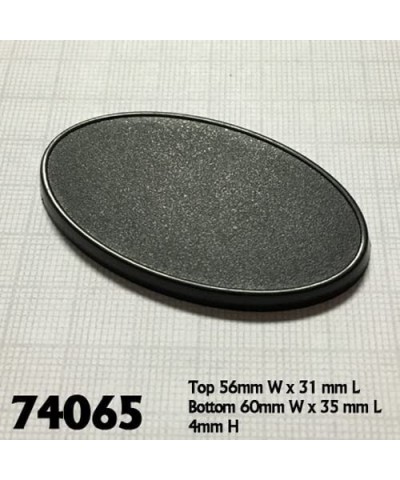 60x35mm Oval Gaming Bases $17.45 Game Accessories