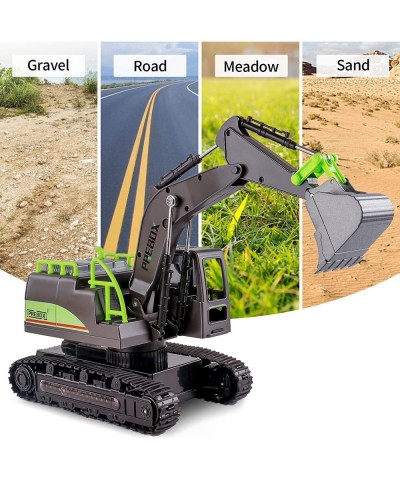 RC Excavators Toys for Boys and Kids - Best Birthday Gift Ideas for Age 4-7 8-12 Year Old Boys Remote Control Construction Ve...