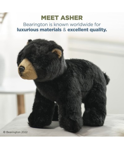 Berington Asher Plush Black Bear Stuffed Animal 13 Inches $42.32 Stuffed Animals & Teddy Bears