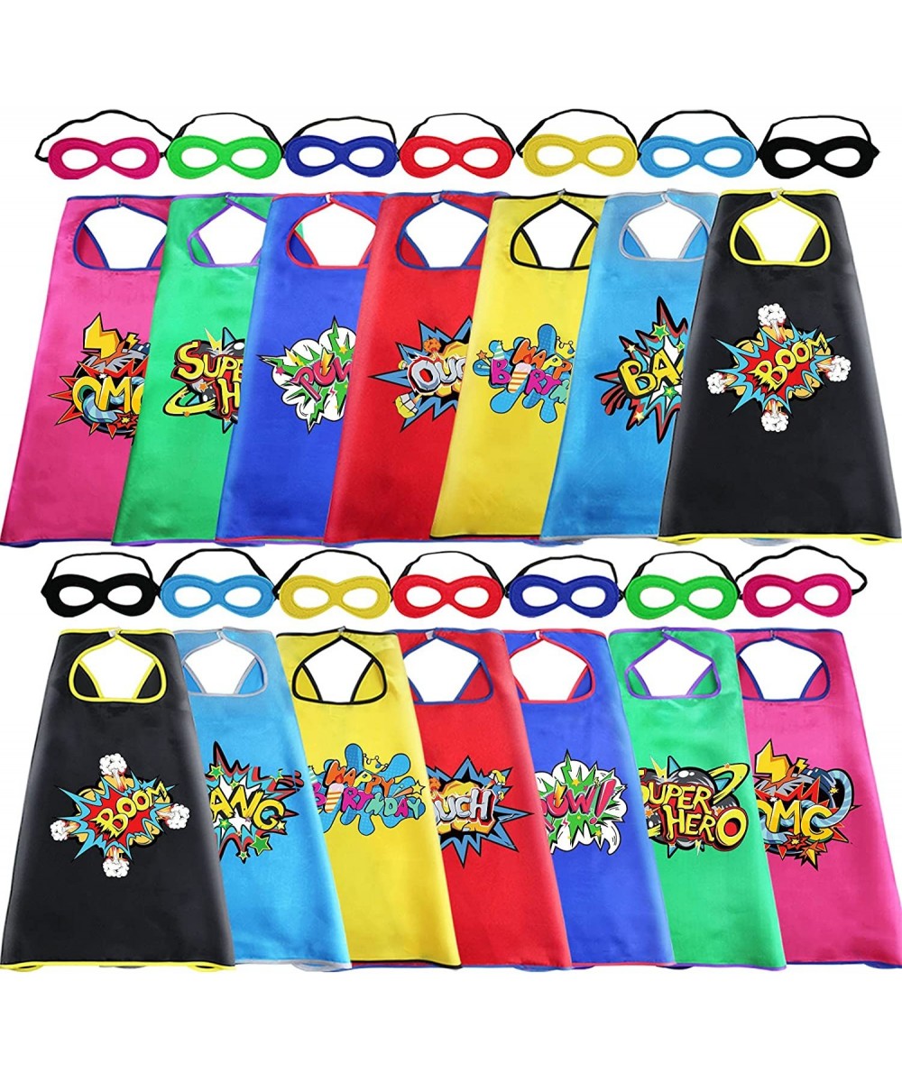 Superhero-Capes and Masks for Kids Superhero Party Favors Children Superhero Capes Halloween Costume 14 Packs $49.14 Kids' Dr...