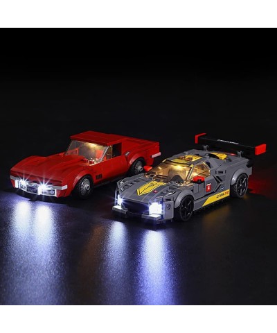 Light Kit Compatible with Lego Chevrolet Corvette C8.R Race Car and 1968 Chevrolet Corvette - for Speed Champions 76903 (Lego...