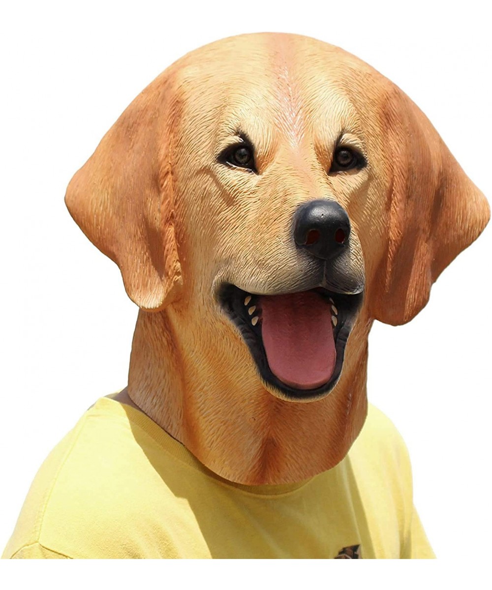 Labrador Mask - Halloween Latex Animal Dog Head Mask $28.04 Kids' Dress-Up Accessories