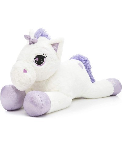 Big Unicorn Stuffed Animal Toys Soft Unicorn Plush Pillow for Girls White 24'' $51.35 Stuffed Animals & Teddy Bears