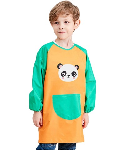 Unisex Boys Girls Waterproof Art Smock Kids Painting Aprons with Pockets Long Sleeve&Sleeveless Age 3-12 Years $20.51 Kids' A...