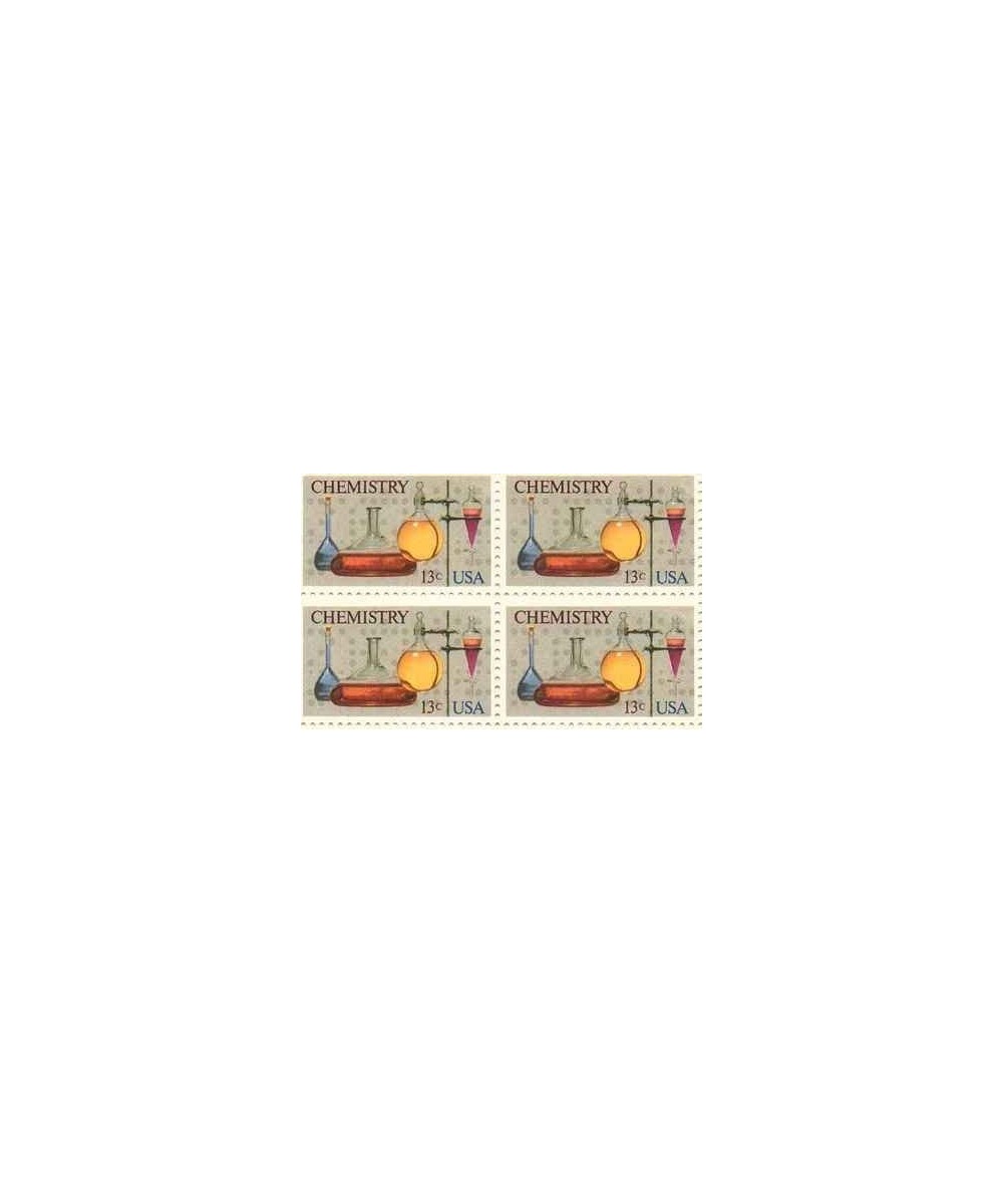 Chemistry Set of 4 x 13 Cent US Postage Stamps NEW Scot 1685 $13.36 Collectible Postage Stamps