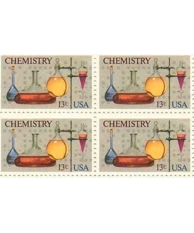 Chemistry Set of 4 x 13 Cent US Postage Stamps NEW Scot 1685 $13.36 Collectible Postage Stamps