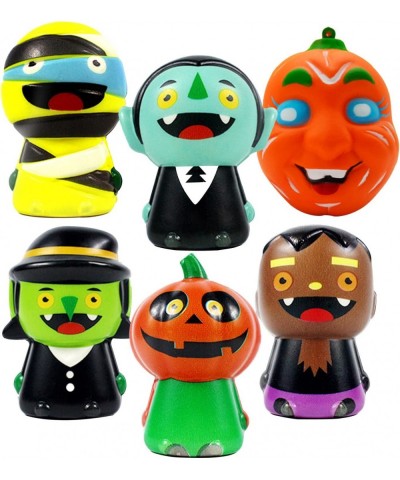 Halloween Squishy Toys Halloween 6 Pack Squishies Toys Halloween Party Favors Set: Vampire Witch Pumpkin Zombie for Halloween...