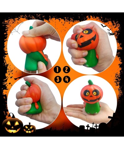 Halloween Squishy Toys Halloween 6 Pack Squishies Toys Halloween Party Favors Set: Vampire Witch Pumpkin Zombie for Halloween...