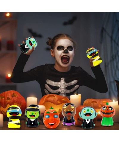 Halloween Squishy Toys Halloween 6 Pack Squishies Toys Halloween Party Favors Set: Vampire Witch Pumpkin Zombie for Halloween...