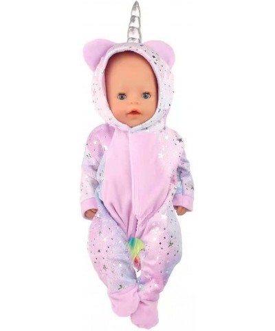 18 Inch Doll Clothes and Accessories Cute Unique Doll Onesie Pajamas Fits for 18 Inch American Doll $23.00 Doll Accessories