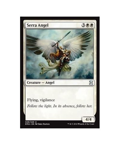 Serra Angel (028/249) - Eternal Masters $10.70 Card Games