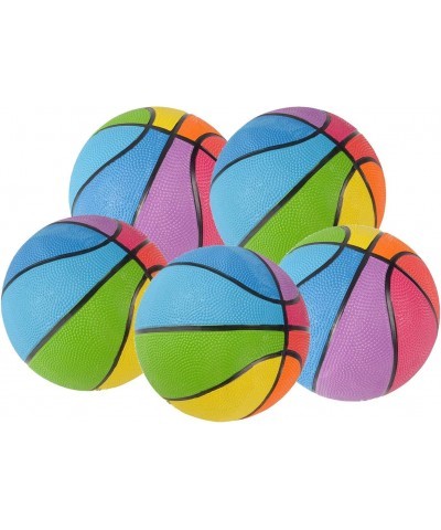 Mini Basketball (5 Pack) Small Basketball for Kids Assorted Rainbow 7 inch Basketball - Indoor Outdoor Game Balls $55.07 Toy ...