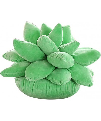 17.7in Succulent Pillow Cute Stuffed Plant Plush Pillows 3D Succulents Cactus Pillow Novelty Plush Cushion for Garden Bedroom...